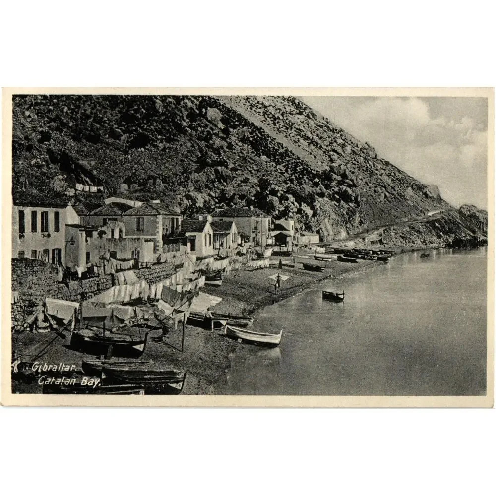 Gibraltar Catalan Bay Postcard